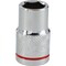 Channellock 1/2'' Drive 1/2'' 6-Point Shallow Standard Socket 302760 - alternate 1