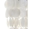 Jonathan Y Cayla 7" Seashell LED Pendant, White/Chrome JYL9002A - alternate 6