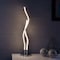 Jonathan Y Cairo 26.25" LED Integrated Table Lamp, Chrome JYL7001A - alternate 5