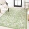 Jonathan Y Tela Bohemian Textured Weave Floral Cream/Green 3 ft. x 5 ft. Indoor/Outdoor Area Rug SMB100F-3 - alternate 5
