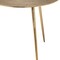 Homeroots 21" Gold Metal Round End Table 380714 - alternate 4