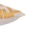 Homeroots 20" Yellow and Ivory Geometric Cotton Blend Throw Pillow With Embroidery 549412 - alternate 5
