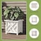 Pure Garden Lattice Design Outdoor Planter Box 15.5" Square 16.5" Tall White Decorative Plant Pots, 2PK 50-LG1359-2 - alternate 5