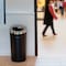 Hls Commercial 15 gal Round Trash Can, Silver, Open Top, Stainless Steel, 14.9 in HLSC04G15B - alternate 5