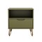 Manhattan Comfort Avira 20 in Nightstand in Olive Green (1-Drawer) NS1720-OG - alternate 3