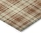 Homeroots 8' X 10' Brown Black And Beige Plaid Washable Indoor Outdoor Area Rug 597132 - alternate 4