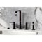 Kingston Brass Bridge Kitchen Faucet with Brass Sprayer, Oil Rubbed Bronze KS8255DLBS - alternate 2