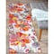 World Rug Gallery Modern Bright Flowers Non-Slip Runner Rug 2 ft 7 in x 6 ft Multi 503MULTI27X6 - alternate 1