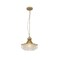 Homeroots Clear And Gold Metal and Crystals Chandelier With Clear Shade 569447 - alternate 5