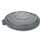 Rubbermaid Commercial 32 Gal Trash Can Lid, Gray, Plastic, 22.25 in W/Dia FG263100GRAY - alternate 1
