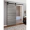Sartodoors Sturdy Barn Door with Hardware, Planum 0010 Ginger Ash, 6.6FT Rail Hangers Heavy Set, Modern Solid PLANUM0010BD-B-GA-42 - alternate 1