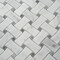 Apollo Tile 12x12 Bianco Carrara, Bardiglio Nuvolato Marble Polished Floor and Wall Mosaic Tile 5 sqft/case, 5PK APLSE88B10A - alternate 4