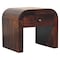 Homeroots 16" Brown Solid Wood One Drawer Nightstand 651736 - alternate 6