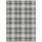 Homeroots 5' X 8' Charcoal Ivory And Gold Plaid Washable Indoor Outdoor Area Rug 597100 - alternate 5