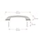 Richelieu 3 3/4-inch (96 mm) Center to Center Brushed Nickel Contemporary Cabinet Pull BP735096195 - alternate 3