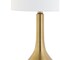 Jonathan Y Dylan 25" Metal/Crystal Teardrop LED Table Lamp, Brass JYL5010A - alternate 6