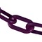 Mr. Chain 4" x 25' Purple Plastic Safety Chain 40023-25 - alternate 1