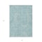 Homeroots 5' X 8' Teal Blue And Ivory Abstract Washable Indoor Outdoor Area Rug 594960 - alternate 8