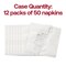 Smarty Had A Party White with Silver Antique Floral Paper BeverageCocktail Napkins 600 Napkins, 600PK 2294-CASE - alternate 7