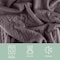 Lavish Home Cable Knit Throw Blanket 60x80 Soft & Cozy Blanket Throws with Cable Knit Pattern & Warm Sherpa 66-THROW80-C - alternate 2