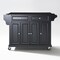 Crosley Full Size Granite Top Kitchen Cart KF30004EBK - alternate 1