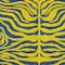 Homeroots 10' X 14' Yellow And Blue Animal Print Washable Indoor Outdoor Area Rug 600719 - alternate 4