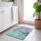 Homeroots 2' X 3' Green Abstract Washable Non Skid Indoor Outdoor Area Rug 559784 - alternate 4