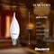 Bulbrite 5 Watt LED CA10 Light Bulbs, Warm Dimming 3000K Soft White, 1800K Candlelight, 500 Lumens, 4PK 862886 - alternate 2