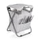 Picnic Time Family Of Brands Gardener 2.0 Folding Seat with Tools, Fog Gray 544-93-105-000-0 - alternate 1