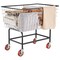 Vevor Wire Laundry Cart Wire Laundry Basket 4.5 Bushel Heavy Duty w/ 5'' Wheels FW-6913A - alternate 1