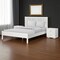 Homeroots Three Piece White Solid Wood Bedroom Set 523670 - alternate 6