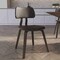 Leisuremod Modern Wooden Dining Chair, Dark Walnut Color Frame in Brown, Clivo Collection CDDW-18BR - alternate 6