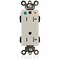 Leviton Straight Blade Receptacle, 5-20R, 20 A, 125V AC, Flush Mount, Isolated Ground MDT83-IGT - alternate 1