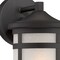 Homeroots Matte Black Hanging Lantern Shape Wall Light 398554 - alternate 3