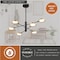 Vaxcel Cullerto 6L Matte Black and Gold Contemporary LED Pendant Light Adjustable Arms P0424 - alternate 7