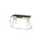 Homeroots 51" Walnut Wood and Stainless Steel Computer Desk 723734 - alternate 6