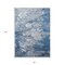 Homeroots 5' X 8' Denim Blue And Sky Blue Abstract Washable Indoor Outdoor Area Rug 582159 - alternate 5