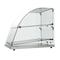 Koolmore 2 Tier Commercial Countertop Bakery Display Case with Front Curved Glass and Rear Door DC-2CN - alternate 6