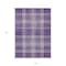 Homeroots 10' X 14' Purple Gold And Ivory Plaid Washable Indoor Outdoor Area Rug 596362 - alternate 4