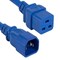 Sanoxy 10ft 14 AWG 15A 250V Power Cord IEC320 C14 to IEC320 C19, Blue SNX-CBL-LDR-PW134-2210 - alternate 1