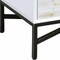 Homeroots 32" X 19" X 33" White Weathered Wood Pattern Nightstand 319112 - alternate 4