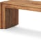 Homeroots 69in Natural and Brown Wood Distressed Reclaimed Wood Bench 606751 - alternate 3