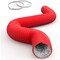 Ipower HealSmart 4 Inch 8 FT Flexible Aluminum Ducting, Red GLDUCT4X8CPVCRED - alternate 1
