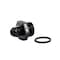 Hps Performance -4 AN Male to -6 O-ring Boss (ORB) Port Thread Male Adapter, Aluminum, Black AN920-04-06 - alternate 4