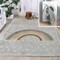 Jonathan Y Minha Rainbow Dot Modern Machine-Washable Gray/Ivory/Yellow 8 ft. x 10 ft. Area Rug KDW102A-8 - alternate 1