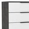 Homeroots 28" White and Gray Three Drawer Dresser 544001 - alternate 7