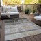 Homeroots 8' X 10' Brown Ombre Washable Non Skid Indoor Outdoor Area Rug 563634 - alternate 4