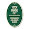 Signmission Bilingual Reserved Parking Sign Visitor Parki, 12 In X 18 In Architectural, Heavy Gauge Aluminum A-OV-G-1218-24301 - alternate 1