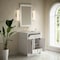 James Martin Vanities Bellshire 30" Single Vanity, Bright White w/ 3 CM Carrara Marble Top 660-V30-BW-3CAR - alternate 5