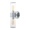 Jonathan Y Quinn 15.5" 2-Light Mid-Century Modern Iron/Acrylic LED Sconce, Chrome/Clear JYL9913B - alternate 6